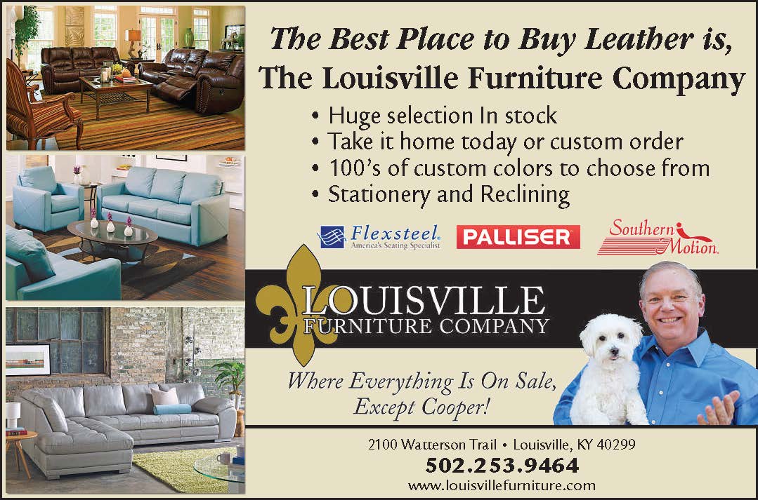 Louisville Furniture leather ad