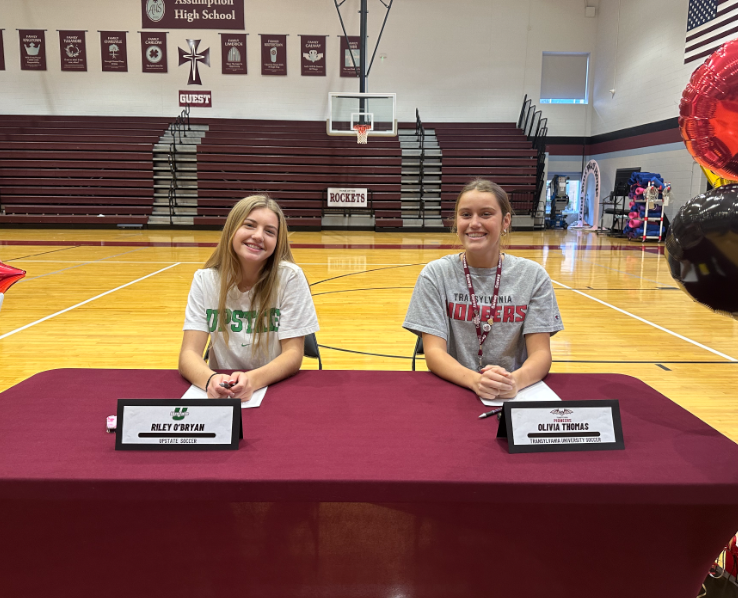 Assumption Fall Athletes Signing Day