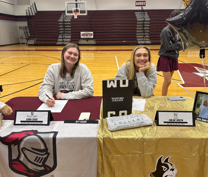 Assumption Fall Athletes Signing Day